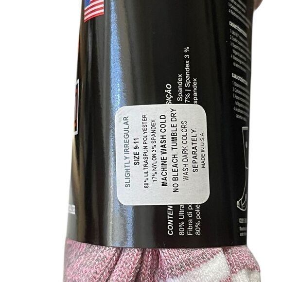 Harley-Davidson Heathered Pink All Weather Socks, 2 Pairs, Size M, NWT - Picture 6 of 6